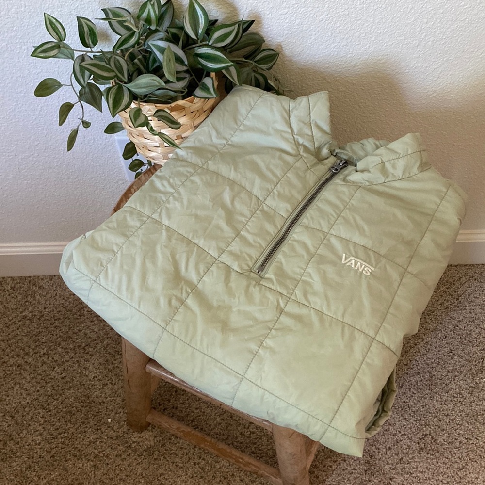 Vans Sage Green Puffer Jacket